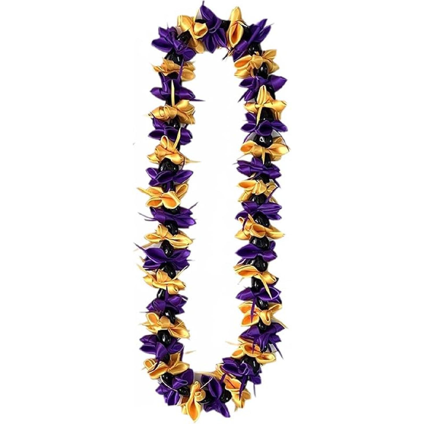 Graduation Leis Braided Lei Class of 2025 Honor Cord Rope for Graduation Party Student Grad DIY Decors Gold, Purple Gold, Purple