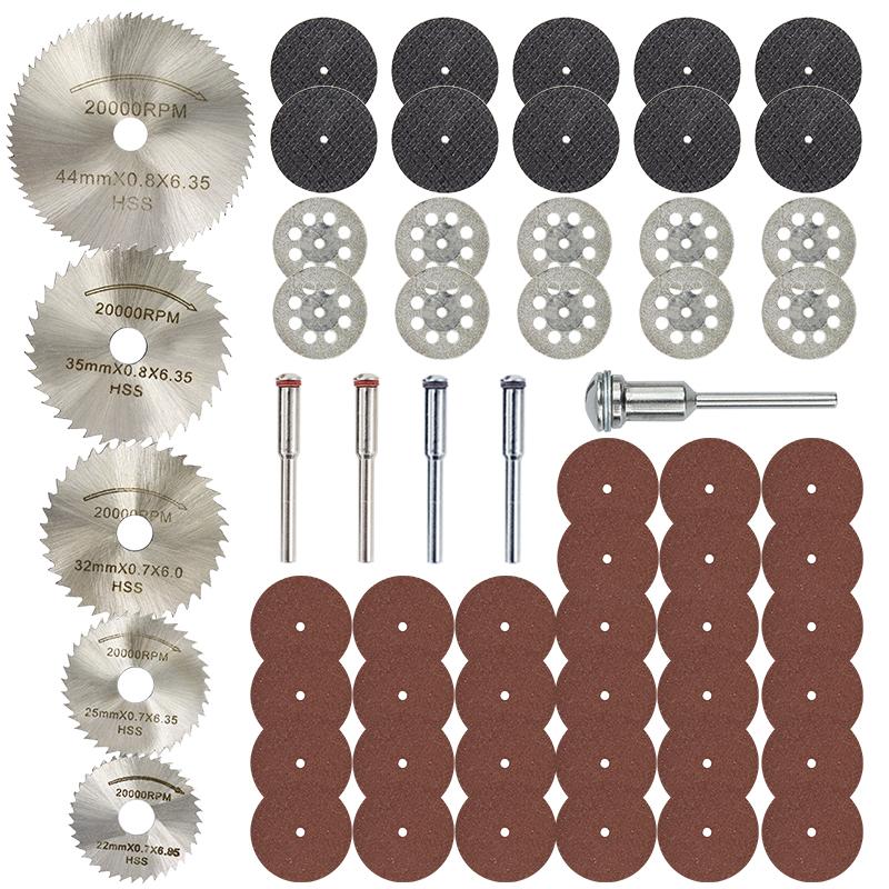 Diamond Cutting Discs Metal Saw Blade Set HSS Mini Circular Saw Blade For Rotary Tools Resin Cut-Off Wheels Diamond