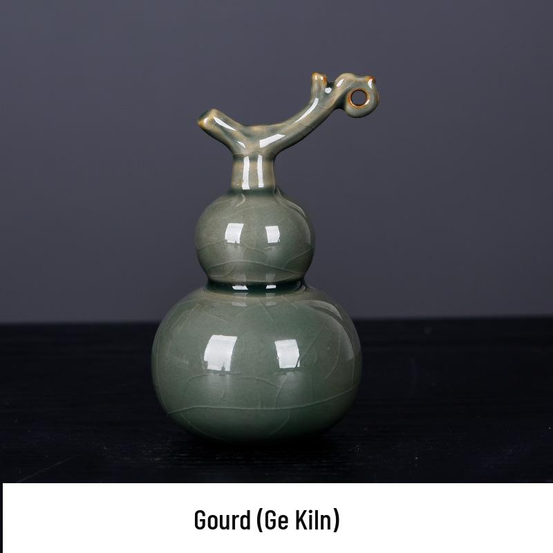 Ceramic Gourd Incense Burner: Elegant Home Decor and Holder for Sandalwood and Agarwood Incense Sticks