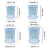 Transparent Orchid Plant Pot with Drainage Holes Phalaenopsis Flower Pot with Air Column Prevent Root Rot for Plants Seedlings