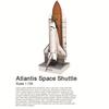 2024 1/150 Scale Paper Space Shuttle Atlantis Passenger Ship Model Simulation DIY Ship Model Collection Gift (Unassembled Kit)