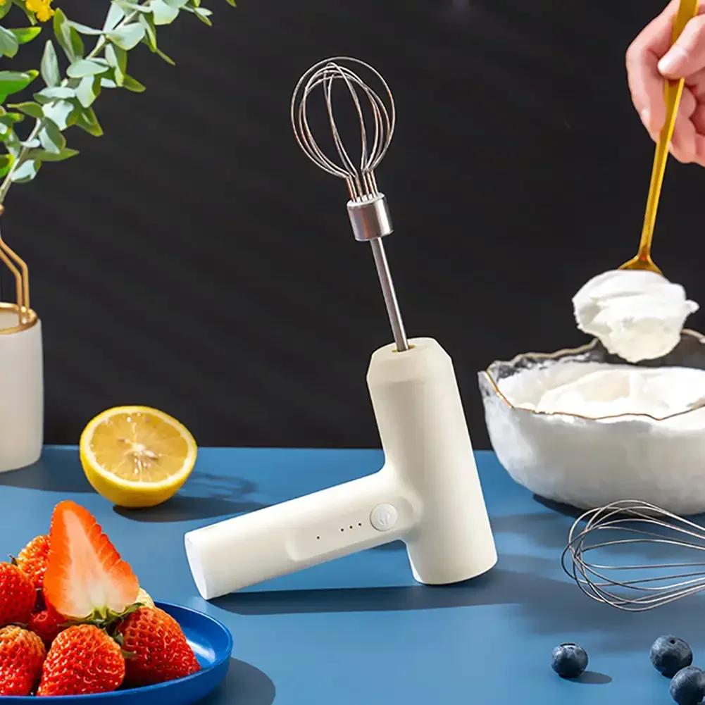 Беспроводной электрический миксер для еды — фото 4