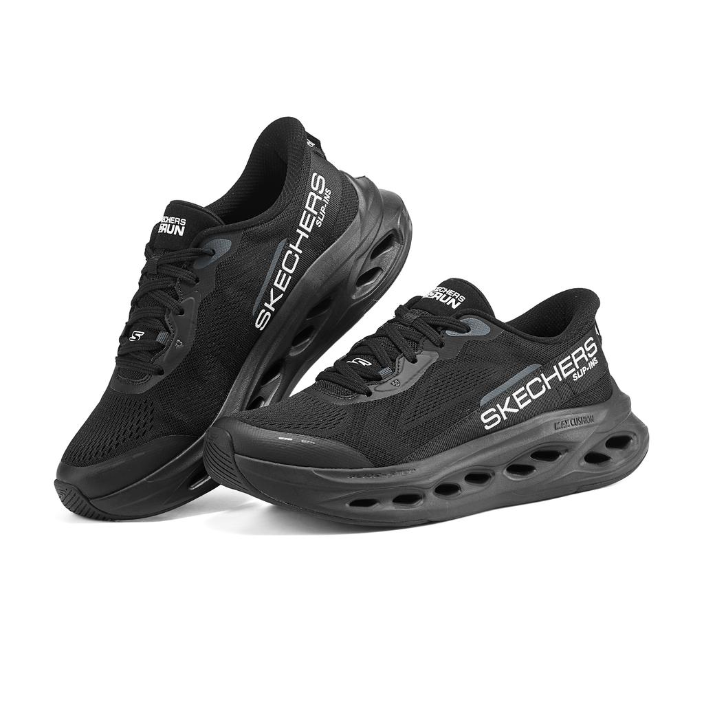 Skechers MAX DEMPING GLIDE STEP Lage top Casual Training Sprint Stadsverkeer Hardloopschoenen Heren 220421-BBK