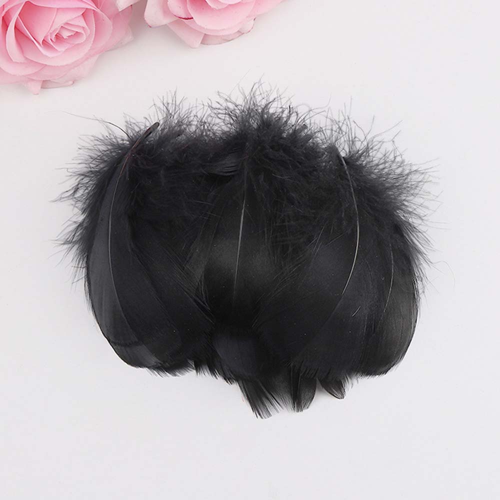 Goose Feather 6cm~11cm For Beautiful Decoration Handicraft Gift Box DIY 50/100/150pcs Colorful Goose Feathers