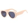 Lunettes de soleil surdimensionnées de marque de luxe vintage designer pour femmes et hommes, verres de soleil populaires punk coupe-vent à grande monture, UV400
