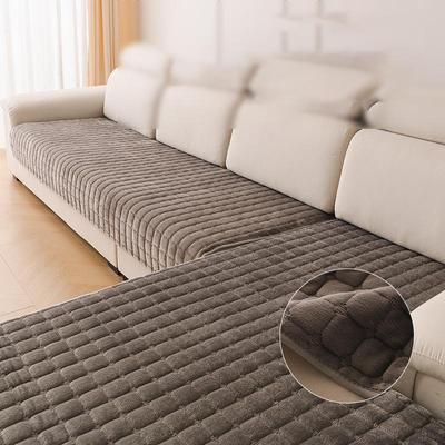 Sofa Cushion 1PCS Flannel Sofa Cushion Winter Non-slip Cushion Autumn and Winter Seat Cushion