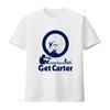 GET CARTER T Shirt Inspired by Classic Films 2 Colour Target Design with Shooter Get Carter Text Vintage Washed