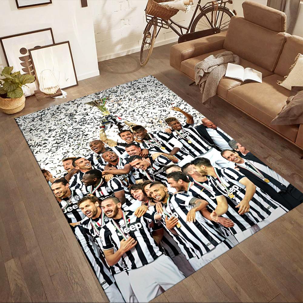 Juventus Carpet Perfect For Balcony Foyer Playrooms Living Rooms Antislip Rug Anime Office Decor Birthdaychristmas Gift