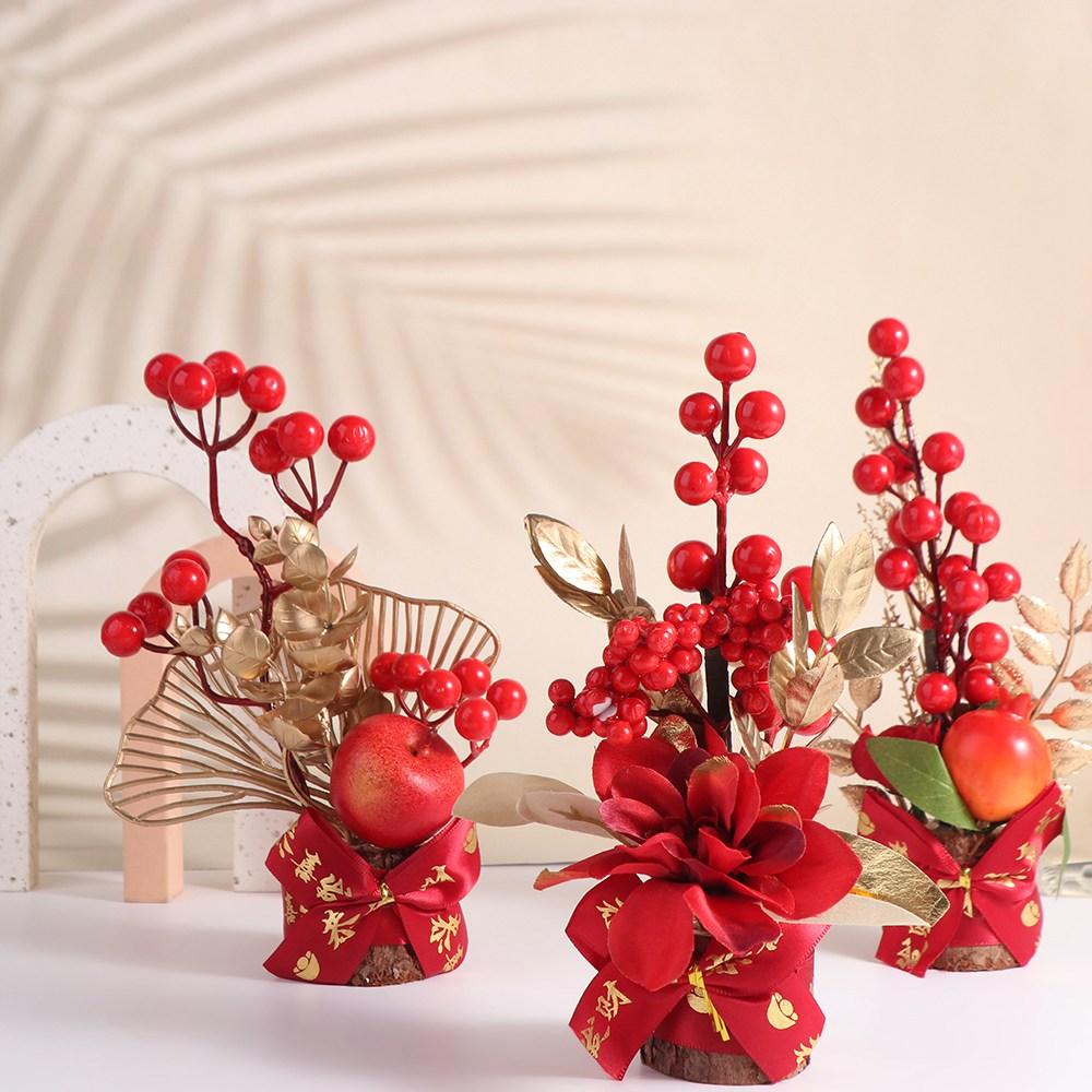 Best Wishes Artificial Flowers Plants Pots Good Fortune Wedding Pots Fake Plants  Living Room
