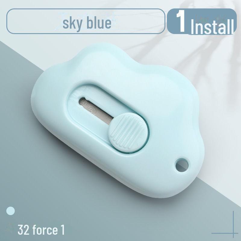 Mini Cute Cloud Utility Knife - Portable, Labor-Saving Paper Cutter for Students and Office Use
