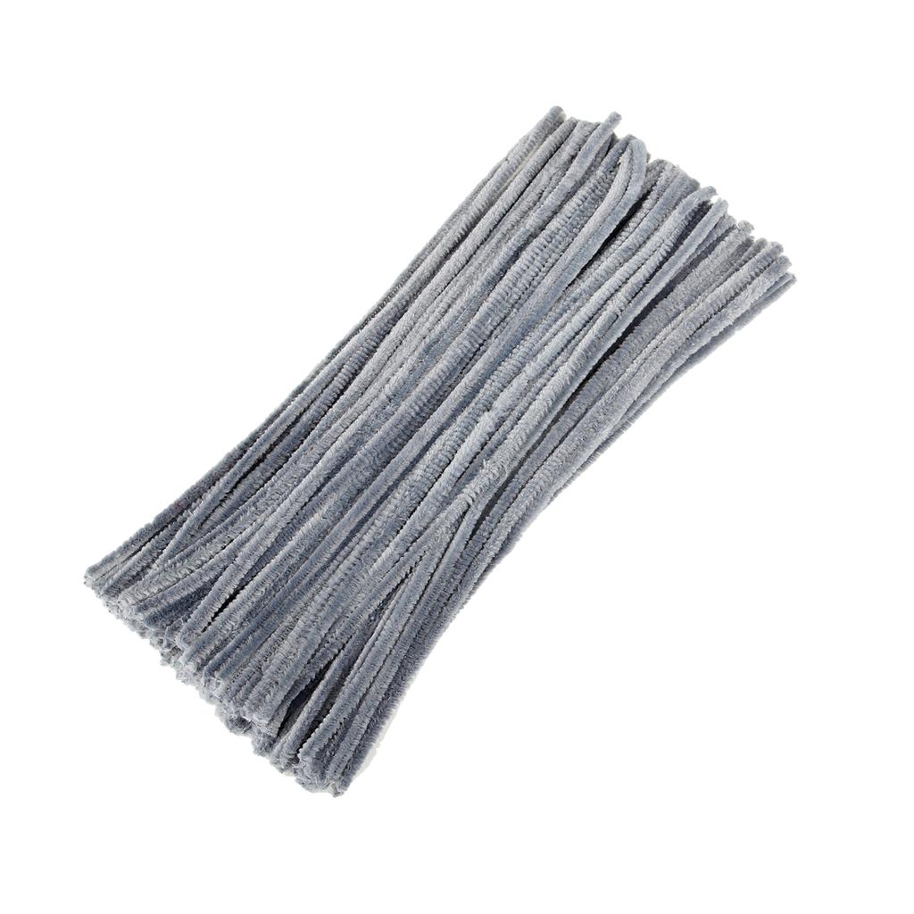 Colorful Chenille Stem Twisted Rod Wool Root Fluffy Bar Iron Wire DIY Handcraft Twisting Bar Hair Clip Decorations