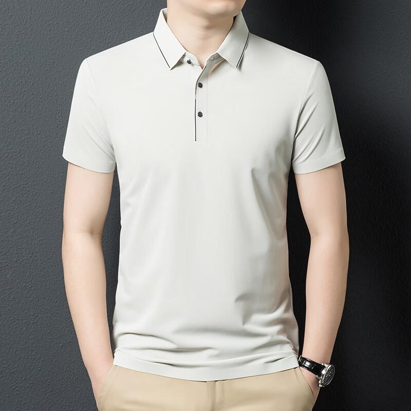 Yiliteng Men's Summer Lapel Polo Shirt YTMTST5065