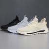 2025 spring sports shoes fashion trend soft bottom flat bottom light running shoes flying woven breathable youth men's shoes