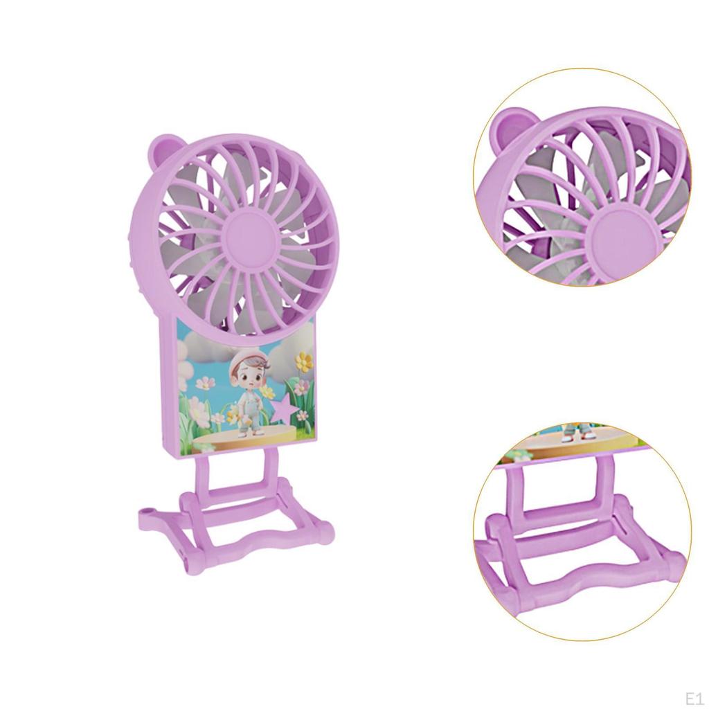 Hand Held Fan Desk Small Personal Mini for Indoor Office Home Bedroom Outdoor
