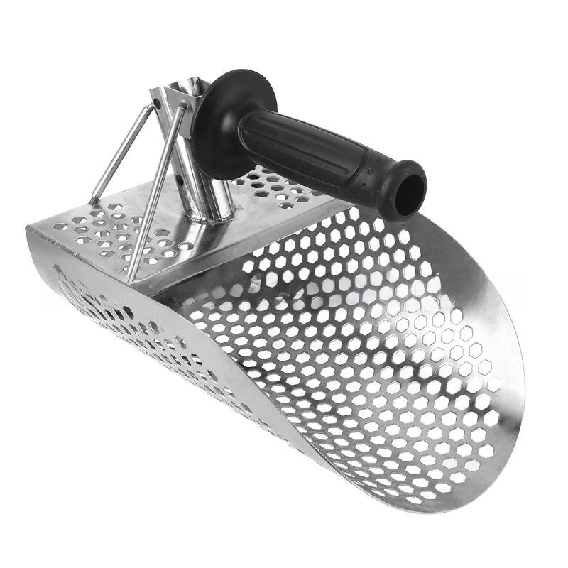 ABS/Stainless Steel Sand Scoop Hourglass Beach Treasure Filter for Metal Detecting
