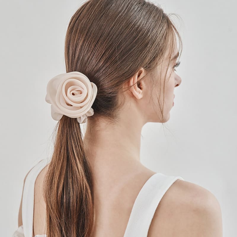 ELLEHAIR Lovely Rose Hair Scrunchie ELSC012