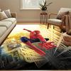1 stk Spider-man Tæppe Områdetæppe, Soveværelse og Legeværelse Holdbart, Pletafvisende og Nemt At Rengøre, Stue