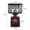 3 Inch LED Work Light for 21V Lithium Batteries Super Bright Outdoor Lighting 120 Degree Rotation Light Portable