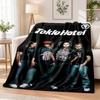 Tokio Hotel Flannel Throw Blanket Soft Warm Cozy For Sofa Bed Indoor Home Bedroom Use