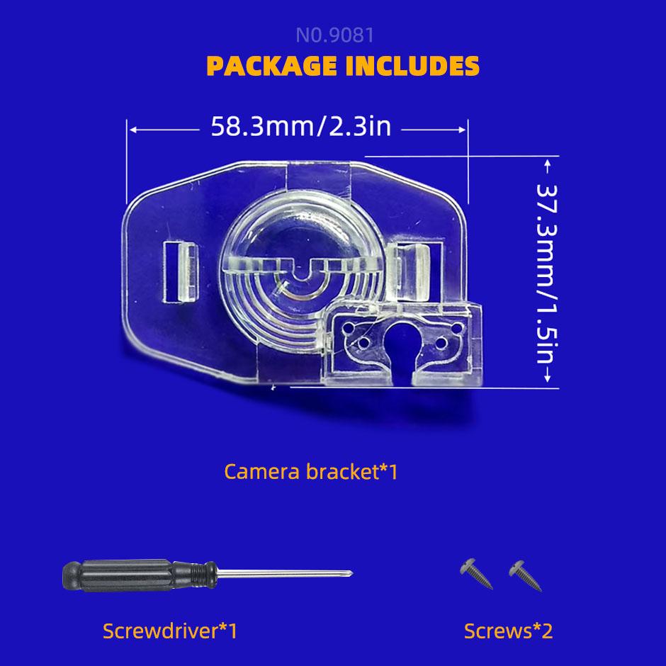 

Rear View Backup Camera Bracket Vehicle Mount Holder License Plate Light Housing Fits Toyota Corolla Altis E150 E140 2007-2013