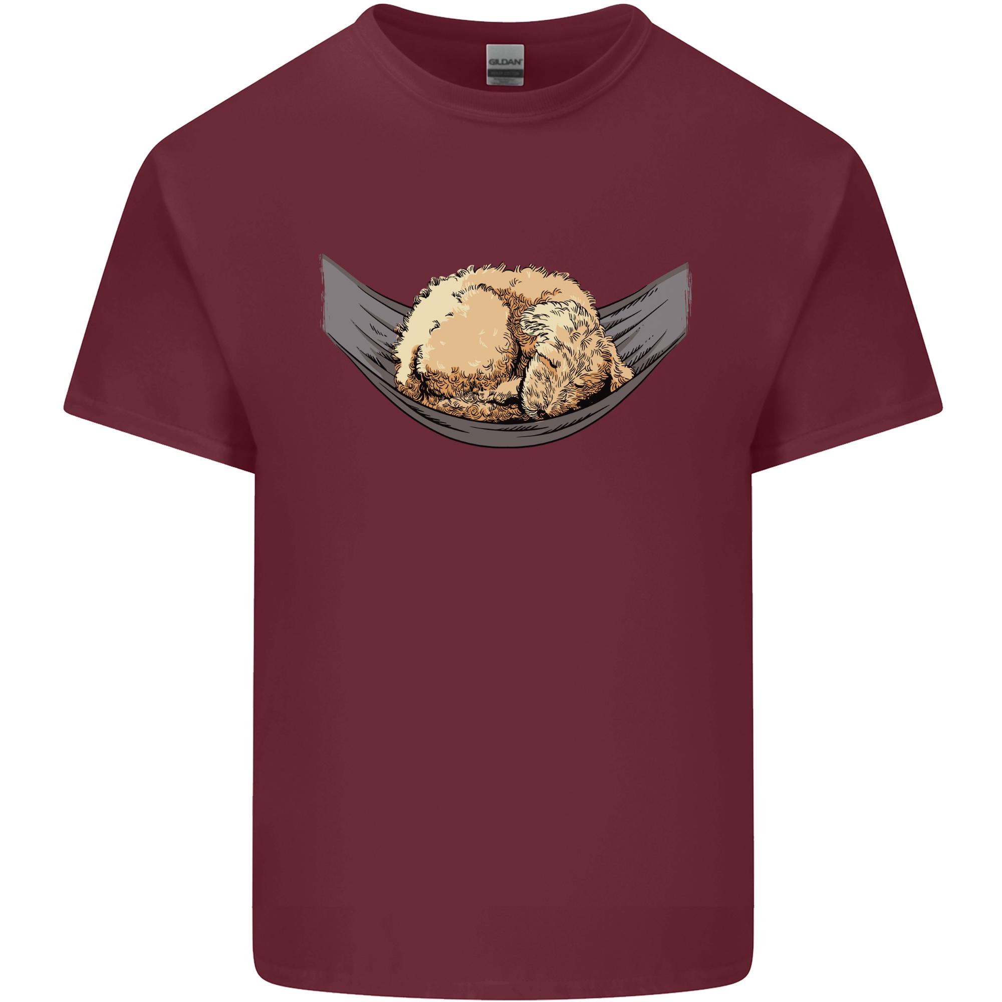 Goldendoodle on a Hammock Dog Unisexs Light Cotton TShirt S