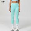 Women's Seamless High-Waisted Quick-Dry Yoga Pants with Hollowed Design, Hip-Lifting & High Elasticity for Running & Outdoor Sports