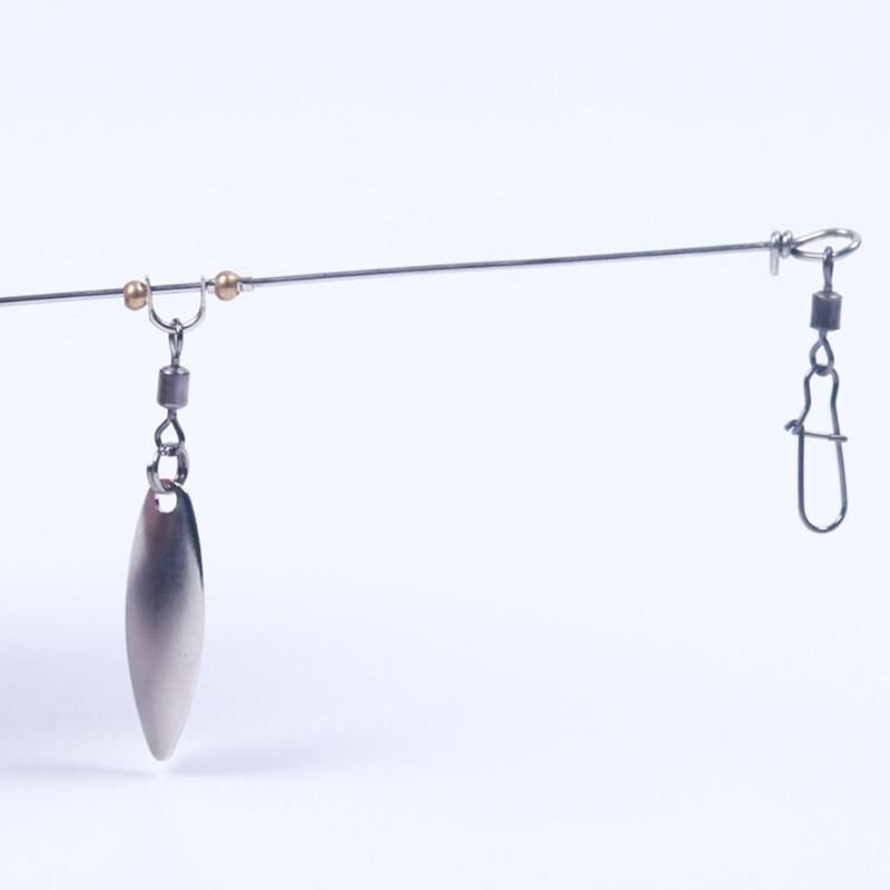 2 Stuks 5 Arm Rig Hoofd Zwemmende Kunstaas Visserij Groep Lures Snap Swivels Spinner Visserij Lures Rig Voor Langdurig Gebruik