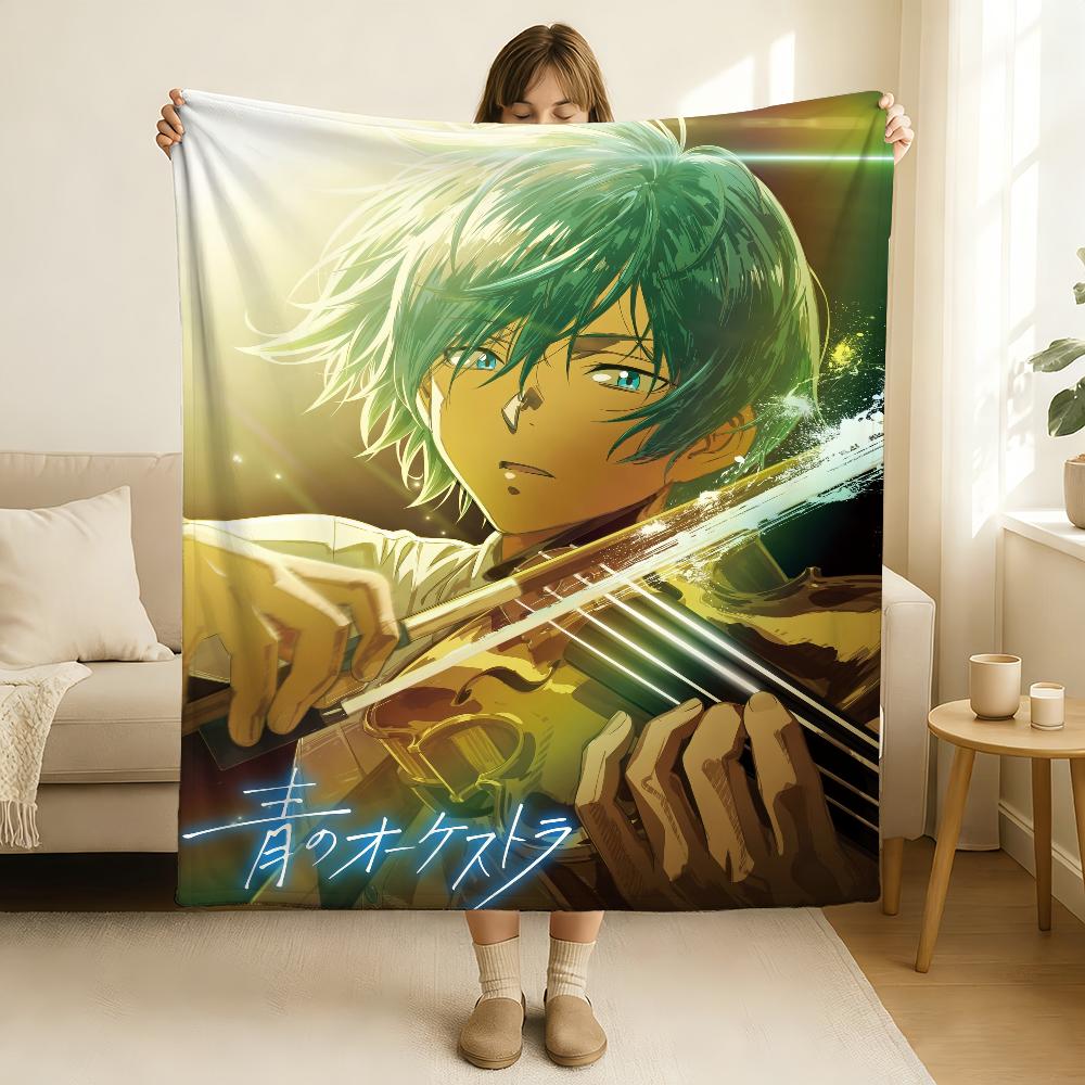 Anime Blue Orchestra Season 2 Blanket Soft and Skin Friendly For Couch Bed Napping Bedspread All Seasons Comforter