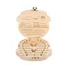 Milk Teeth Wooden Tooth Storage Box Organizer For Kids Baby Save 3 6YEARS Creative Boy & Girl