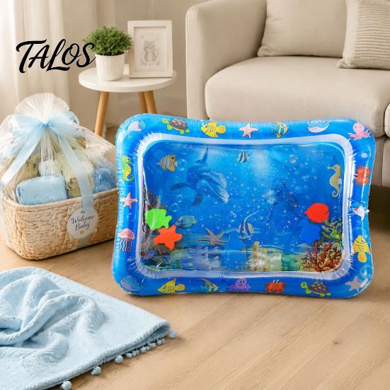 Engaging Sensory Toy for Toddlers Inflatable Splash Pad Toddlers, Thickened PVC Outdoor Water Sprinkler Play Baby Shower Gift Boys Girls Mat