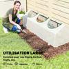 Mini Greenhouse, 3 Roll-Up Windows, PE Cover 140 G/m2, 180 X 60 X 60 Cm, White