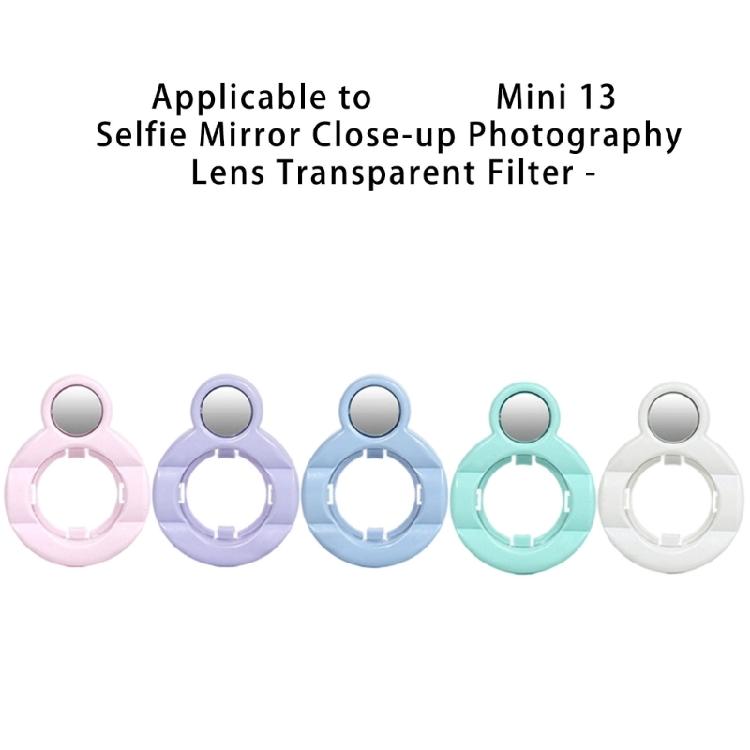 Quick Install Transparent Filter Close Up Lens For Mini 13 Selfies Mirror Photography Lens for Family Activity