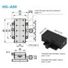 Hardware Tools Manual Sliding  Manual Adjustable  X Axes Sliding Trimming Stage Hardware Tools 40 x 90mm -A90