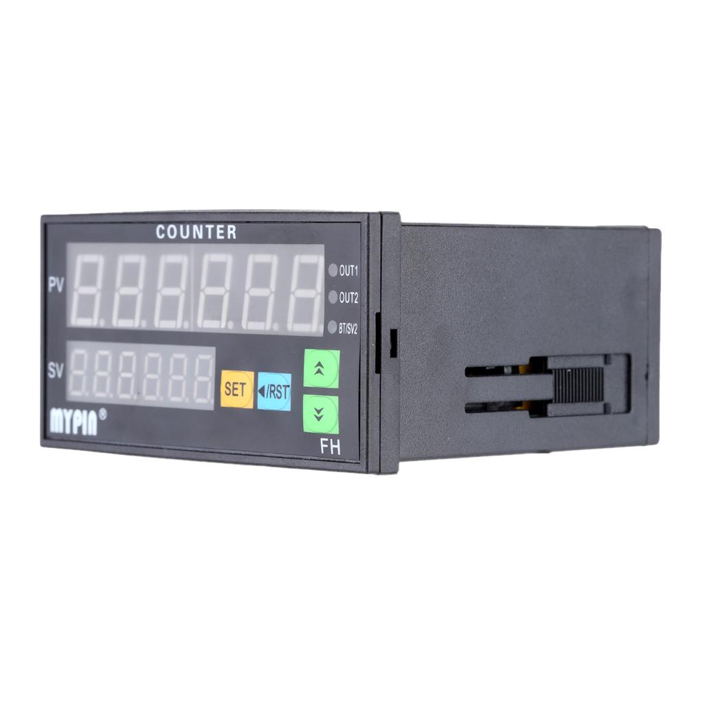 MYPIN FH8-6CRNB 6 Digital Counter with Proximity Switch Sensor NPN Mini Electronic Length Batch Meter