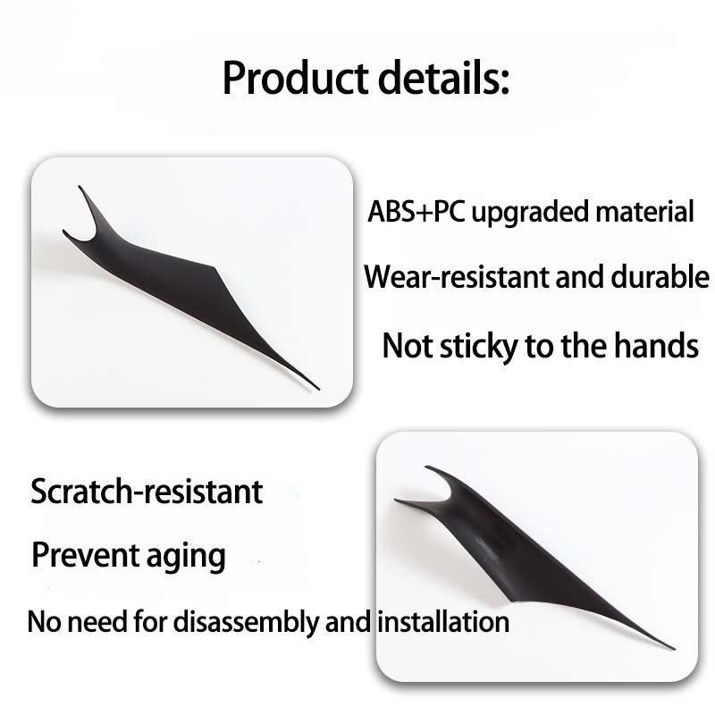 Suitable for BMW 5 Series G30 Door Handle Inner Cover G30 G38 F90 M5 530i M Sport 540i Protective Carbon Fiber Black 2-piece Set
