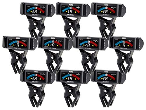 

KORG Tuner Set of 10 [Bulk Purchase] - Violin/Viola Clip-on AW-LT100V