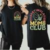 Overstimulated Moms Club Print Women T-shirts Funny Mama T-shirts for Women Casual Graphic Design Pullover T-shirt Short Sleeve