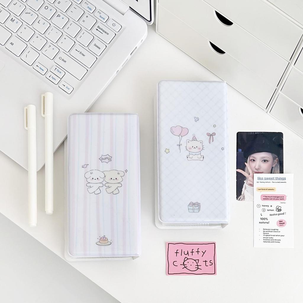 Simple Bow Cartoon Photocard Holder Album
