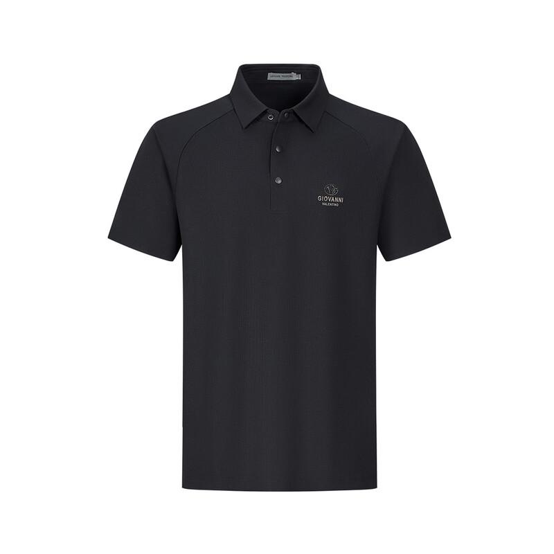 GIOVANNI VALENTINO Men's Cool-Touch Quick-Dry Polo Shirt