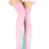 1Pair Women Sexy Over The Knee Socks Thigh High Stockings Acrylic Solid Color Thin Long Socks New for Girls