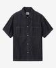MINDBRIDGE Non-Faded Denim Oversized Short Sleeve Shirt Myws3153
