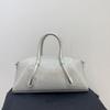 [Pre-Owned] Antigona Silver Metal Magnetic Closure Silk And Calfskin Mini Shoulder Crossbody Bag - Very Good #EX0XO0