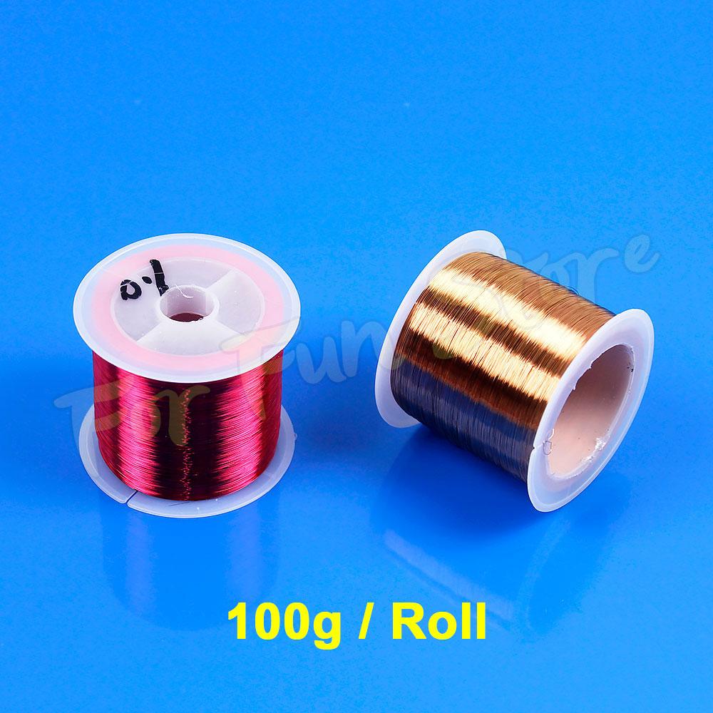 For Fun Copper Wire Enameled Wire 0.1mm -1.0mm Multi-purpose Bead String Cable Conductive Copper Wire Magnet Wire Bare Wire Coil