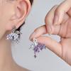 New Butterfly Light Luxury, Sweet Fashion Temperament, Simple and Versatile High-end Earrings, Versatile Ear Jewelry