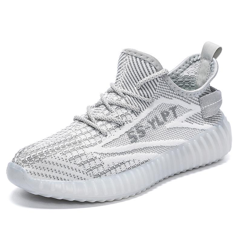 "Chaussures de Sport Respirantes pour Homme - Grande Taille 350, Running Flyknit, Baskets Polyvalentes en Mesh"