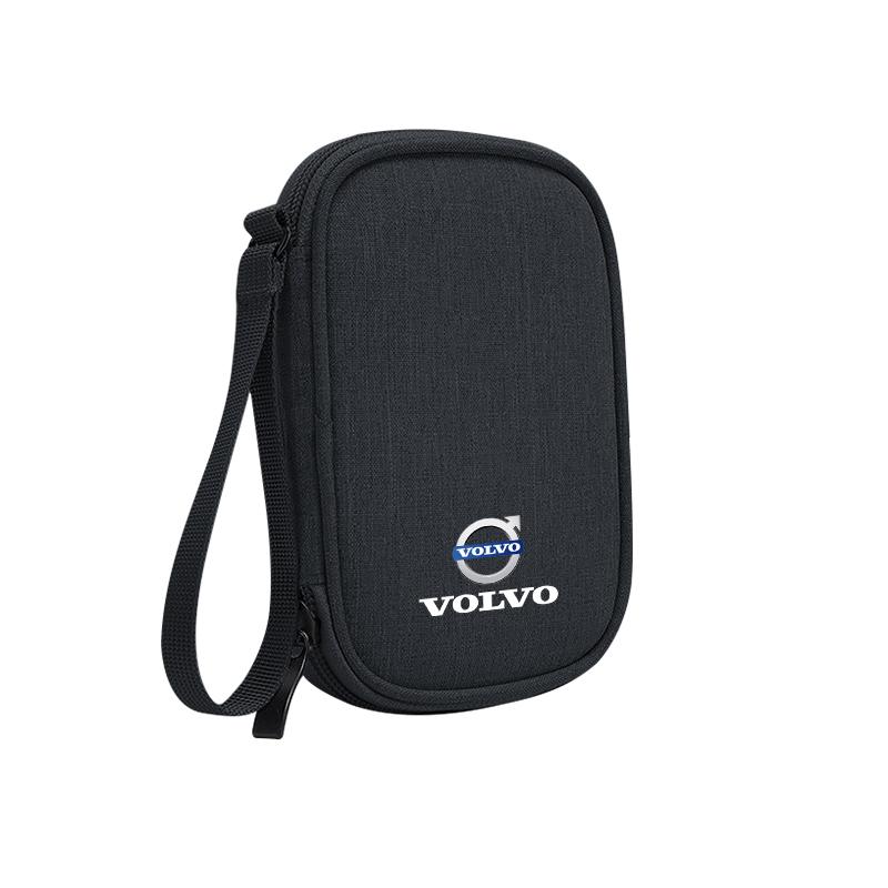 

Car Storage Bag Travel Zipper Bag Data Cable Headphone Storage Box For Volvo V60 V40 XC90 S60 C30 XC60 V50 V70 S90 XC40 S80 V90