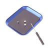 Screw Tray with Magnetic Pad Aluminium Alloy Magnet Screws Disk Storage Plate for RC Airplane Car Boat Repair Tool Repair Disk