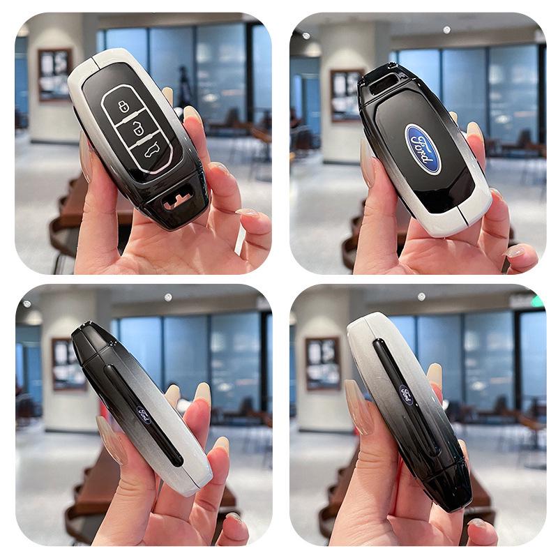 Metal Key Cover for 2022 Ford Jiangling Lingrui, Territory, New Generation, and Transit