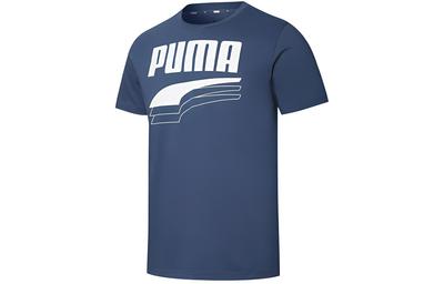 Rebel Bold T Shirt Men's Dark Denim Blue 583867-43