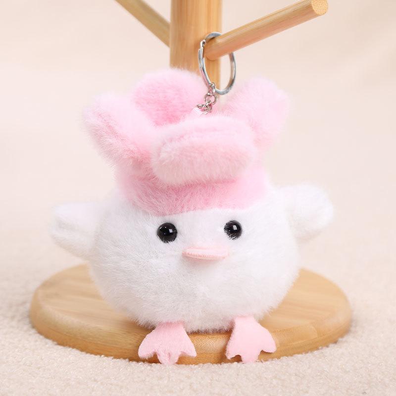 Bird Garlic Plush Doll Keychain With Sound Design For Gift And Personal Use